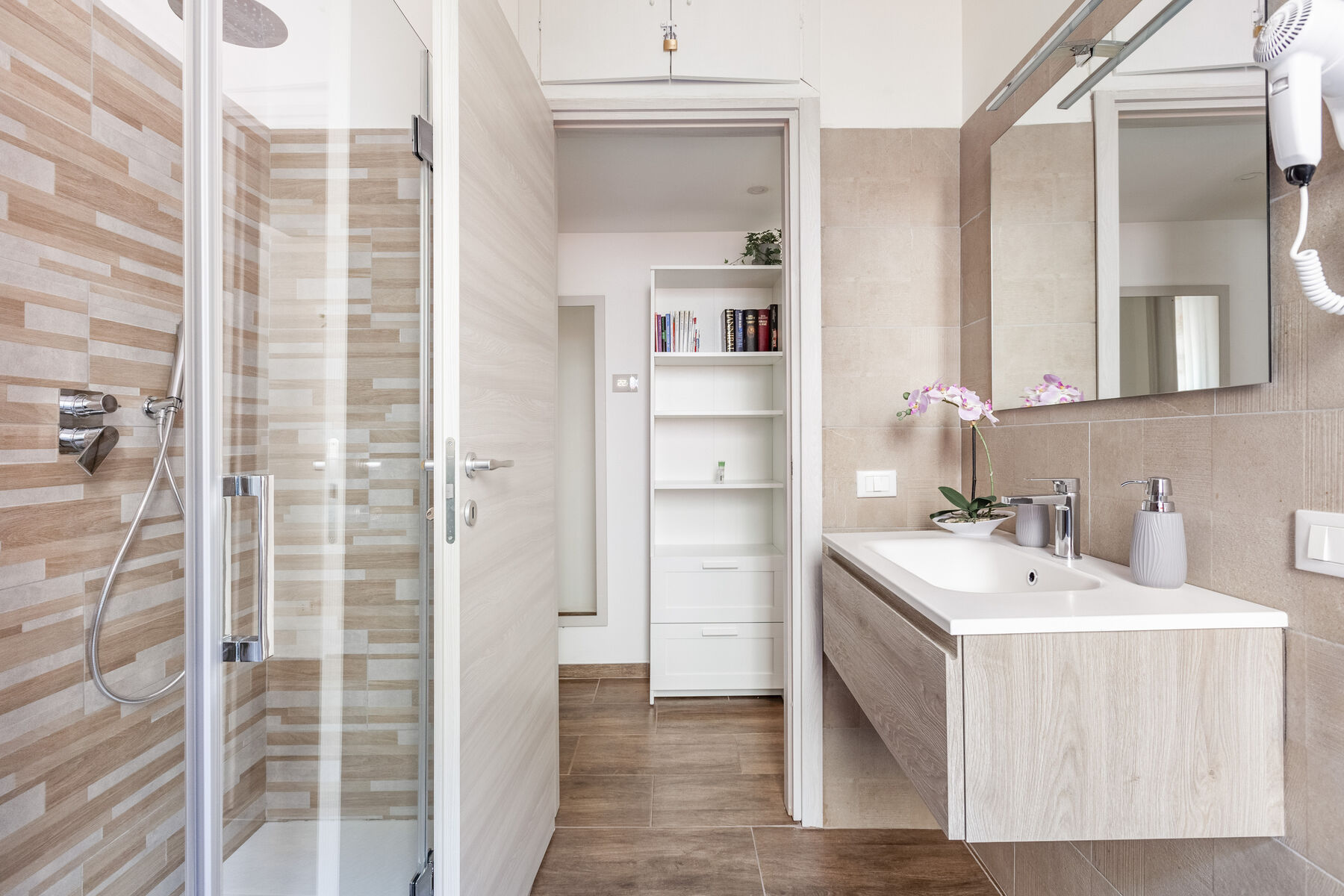 Bagno con doccia